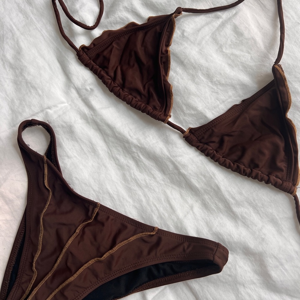 Brown String Bikini